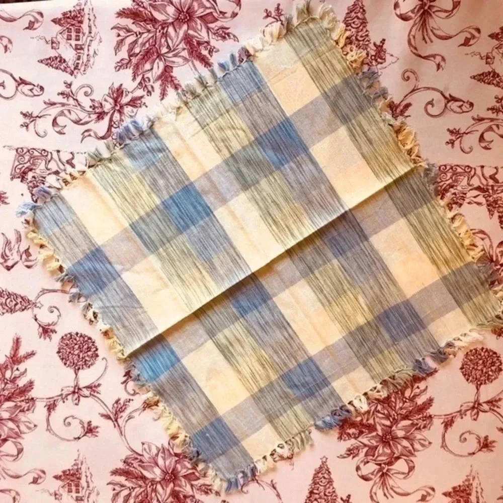 Set of 2 placement setting!Home Studio!blu…